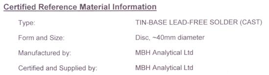 標樣的描述 標樣的描述